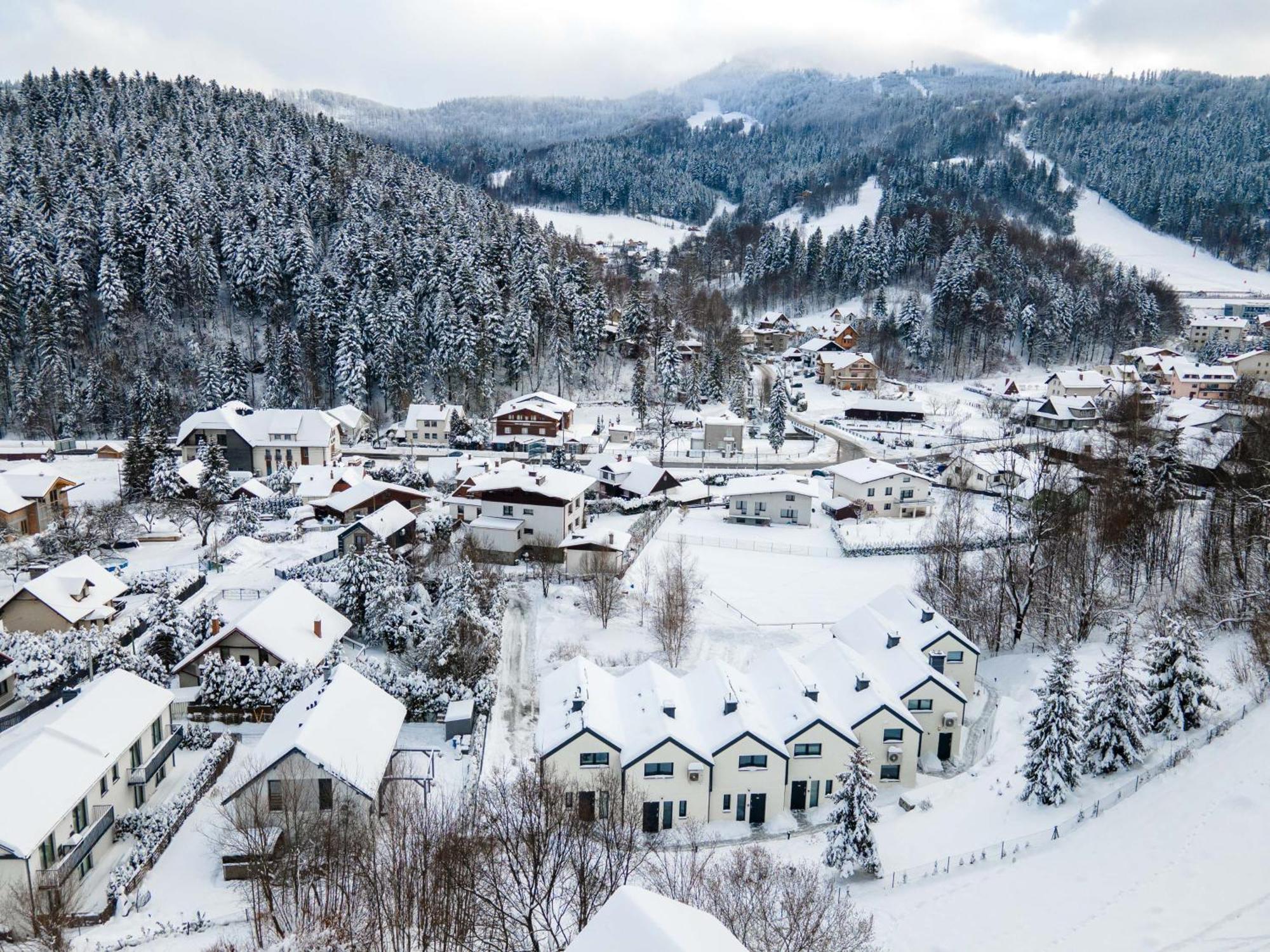 Apartamenty Marron Z Sauna, Bawialnia I Widokiem Na Skrzyczne - Dream Apart ชเจอร์ค ภายนอก รูปภาพ