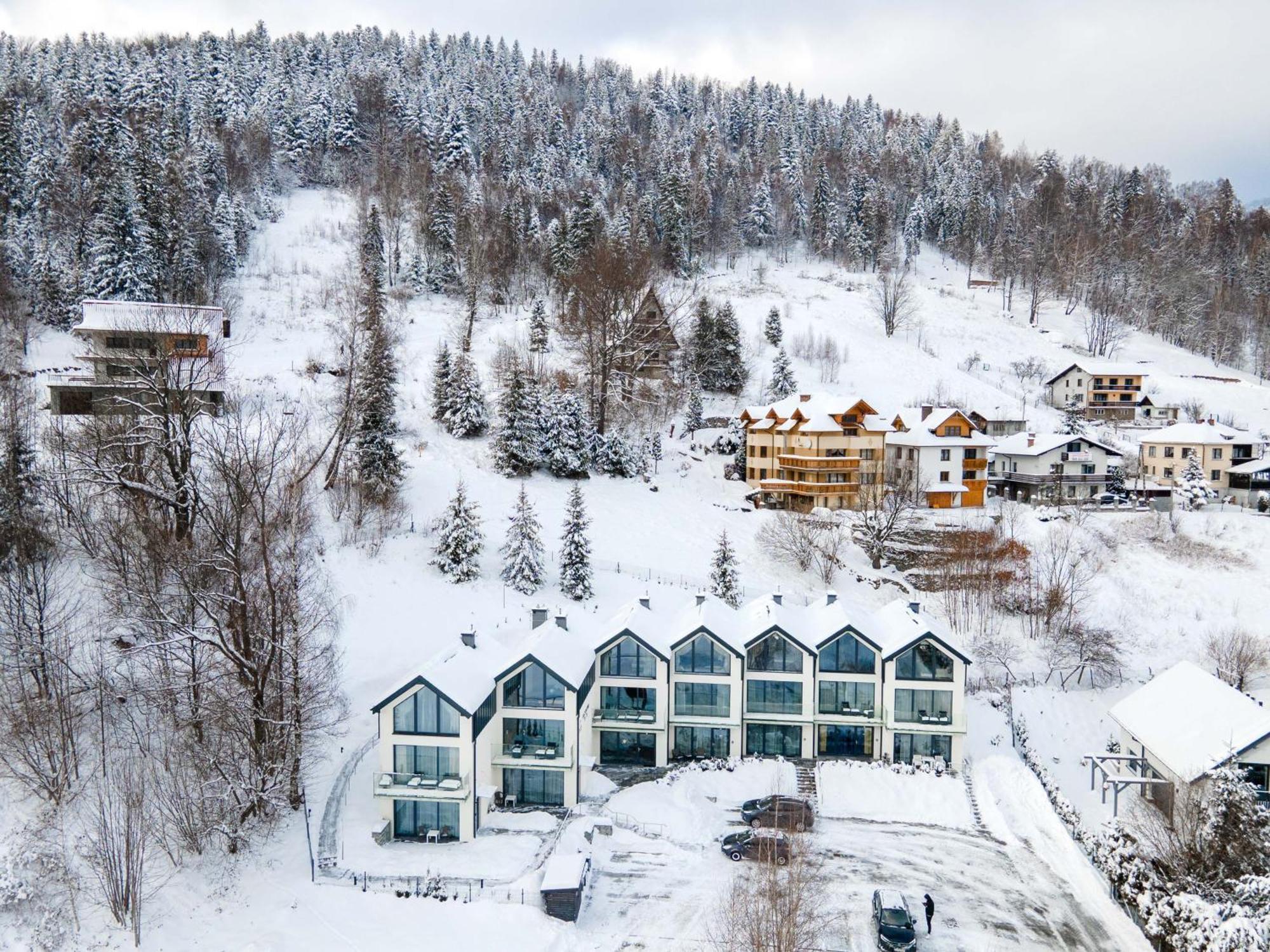 Apartamenty Marron Z Sauna, Bawialnia I Widokiem Na Skrzyczne - Dream Apart ชเจอร์ค ภายนอก รูปภาพ